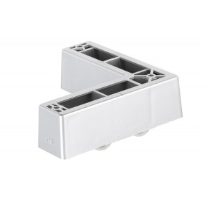 Kale Saten Tekerlekli Mobilya Ayağı