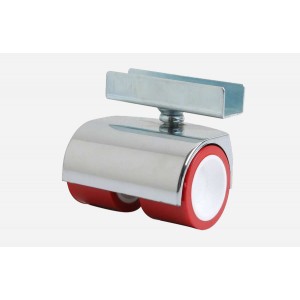 U Tabla Bağlantılı Krom Kaplama Dekoratif Mobilya Teker