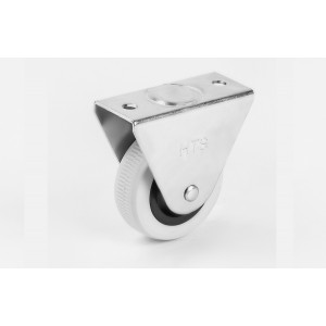 Sabit Kapaklı, Galvaniz Kaplama Gri Mobilya Tekerleği