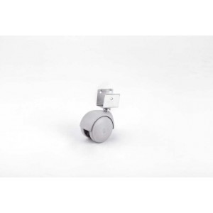 Plastik Gri Büyük Kısa U Tablalı Teker