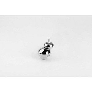 Küre 50'lık Çift Bilyalı Vidalı Krom Kaplama Teker